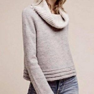 Anthropologie | Sleeping on Snow Wool Cowl Neck Sweater